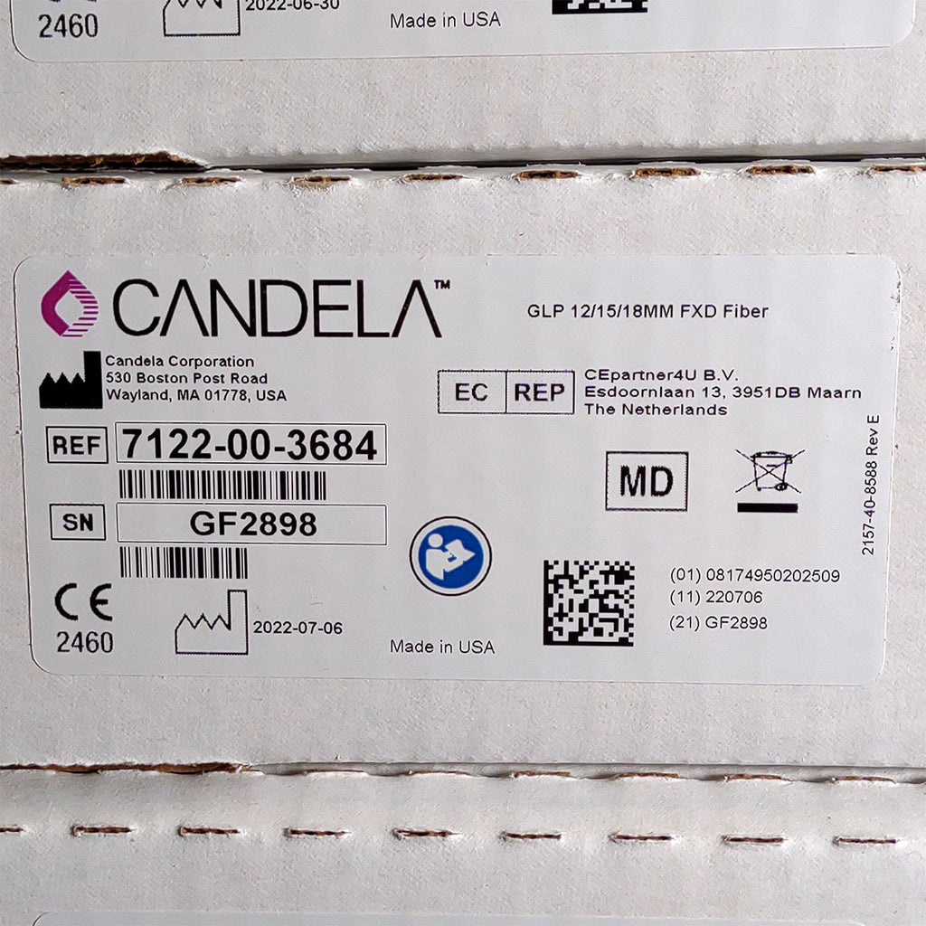 Candela GentleLase Plus Fiber Assembly 12/15/18mm Factory NEW 7122-00-3684 (GF2898)