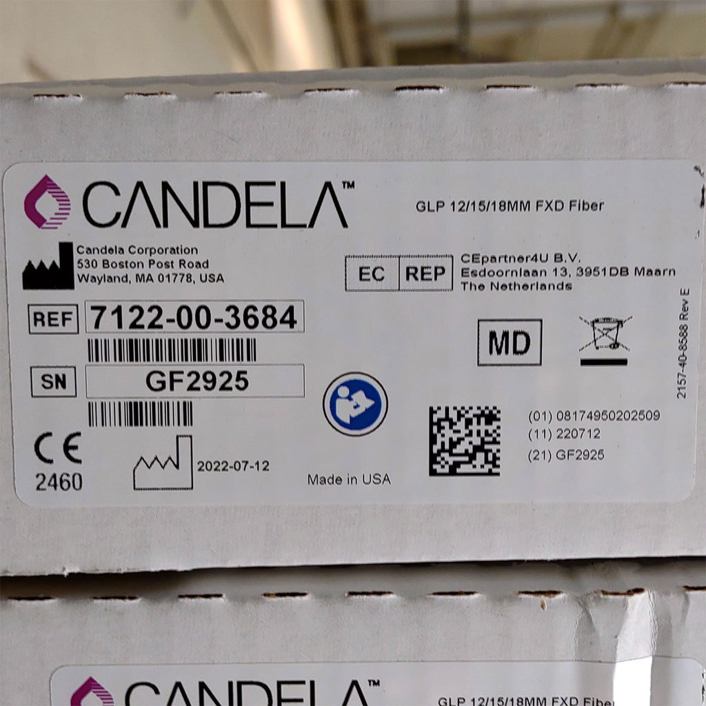 Candela GentleLase Plus Fiber Assembly 12/15/18mm Factory NEW 7122-00-3684 (GF2925)