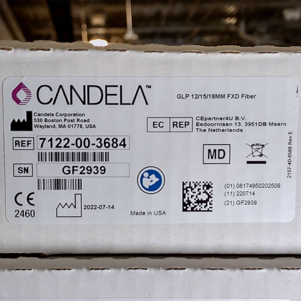 Candela GentleLase Plus Fiber Assembly 12/15/18mm Factory NEW 7122-00-3684 (GF2939)