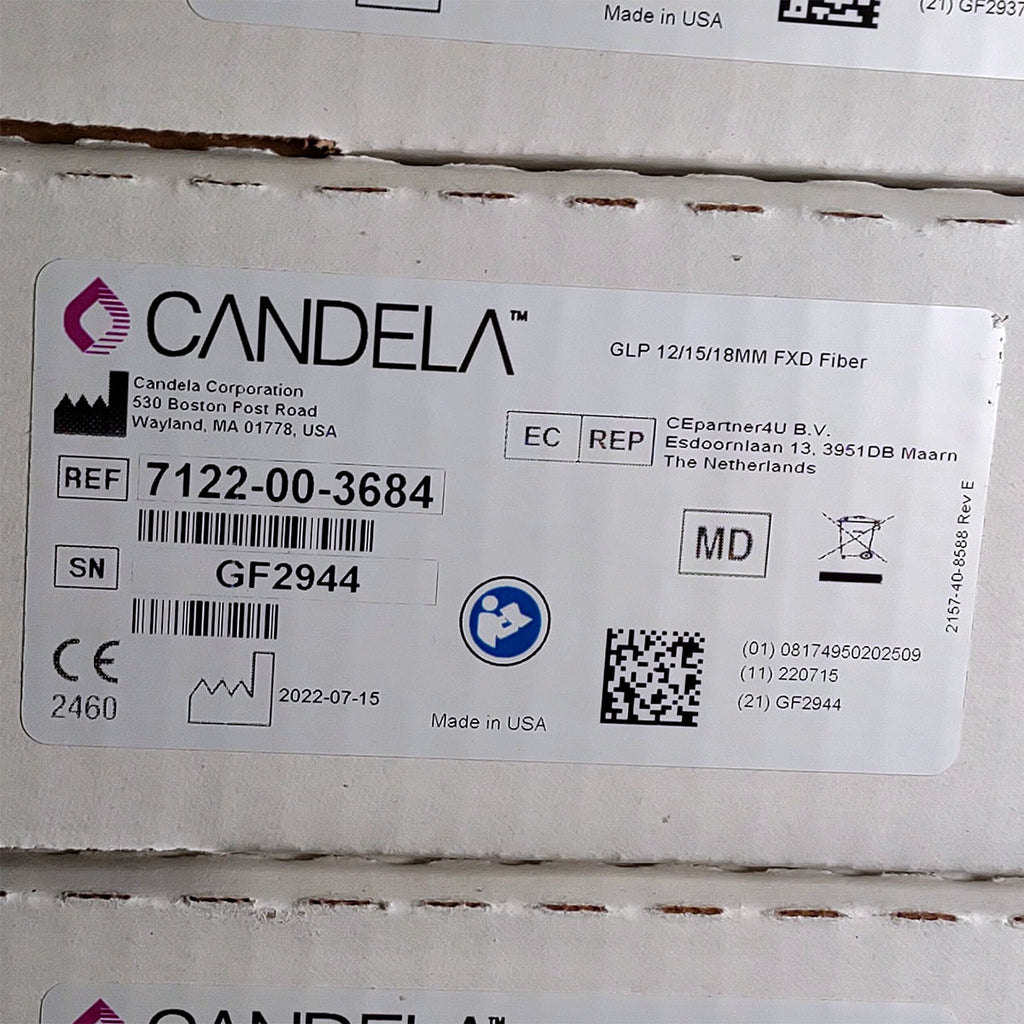 Candela GentleLase Plus Fiber Assembly 12/15/18mm Factory NEW 7122-00-3684 (GF2944)