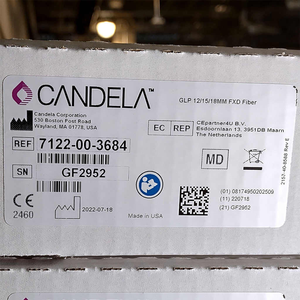 Candela GentleLase Plus Fiber Assembly 12/15/18mm Factory NEW 7122-00-3684 (GF2952)
