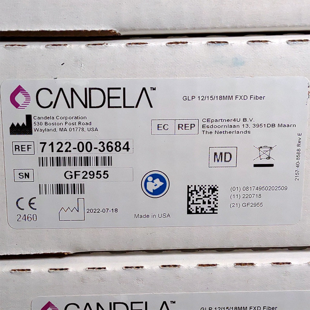 Candela GentleLase Plus Fiber Assembly 12/15/18mm Factory NEW 7122-00-3684 (GF2955)