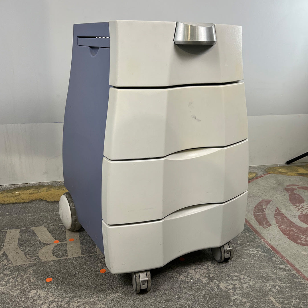 Solta Reliant Fraxel ReStore SR1500 Dual Laser Base Storage 2 Drawer Rolling Cart
