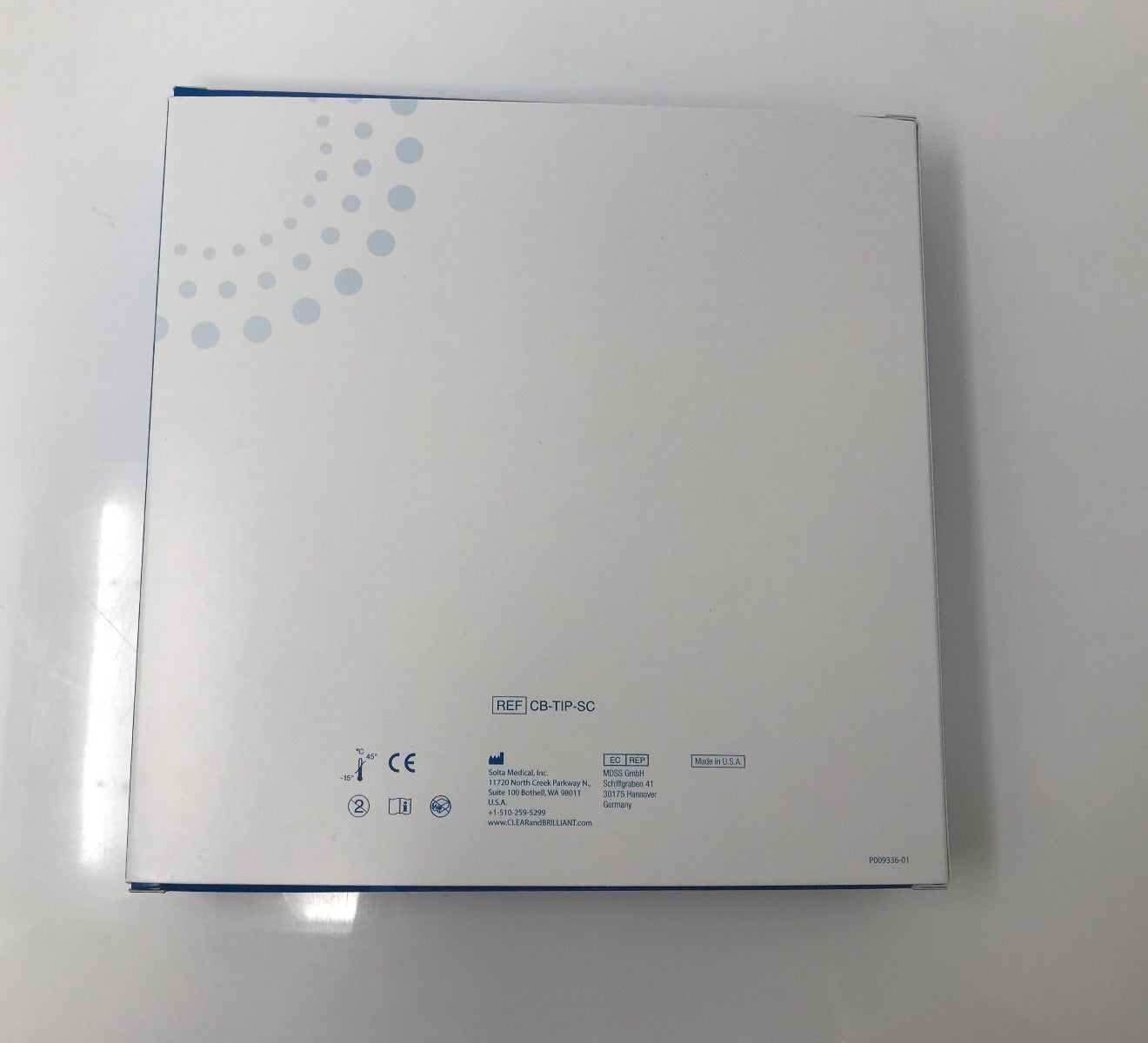 Solta Clear Brilliant Fractional Laser CB Hand Piece Tips 12 Treatment Card