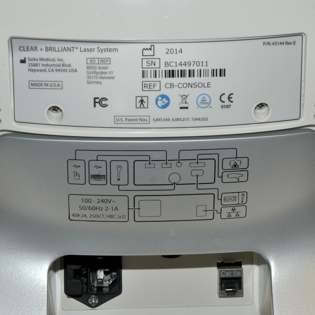 Solta CLEAR & BRILLIANT 1440nm Diode Fractional Laser Permea HandPiece Wrinkles