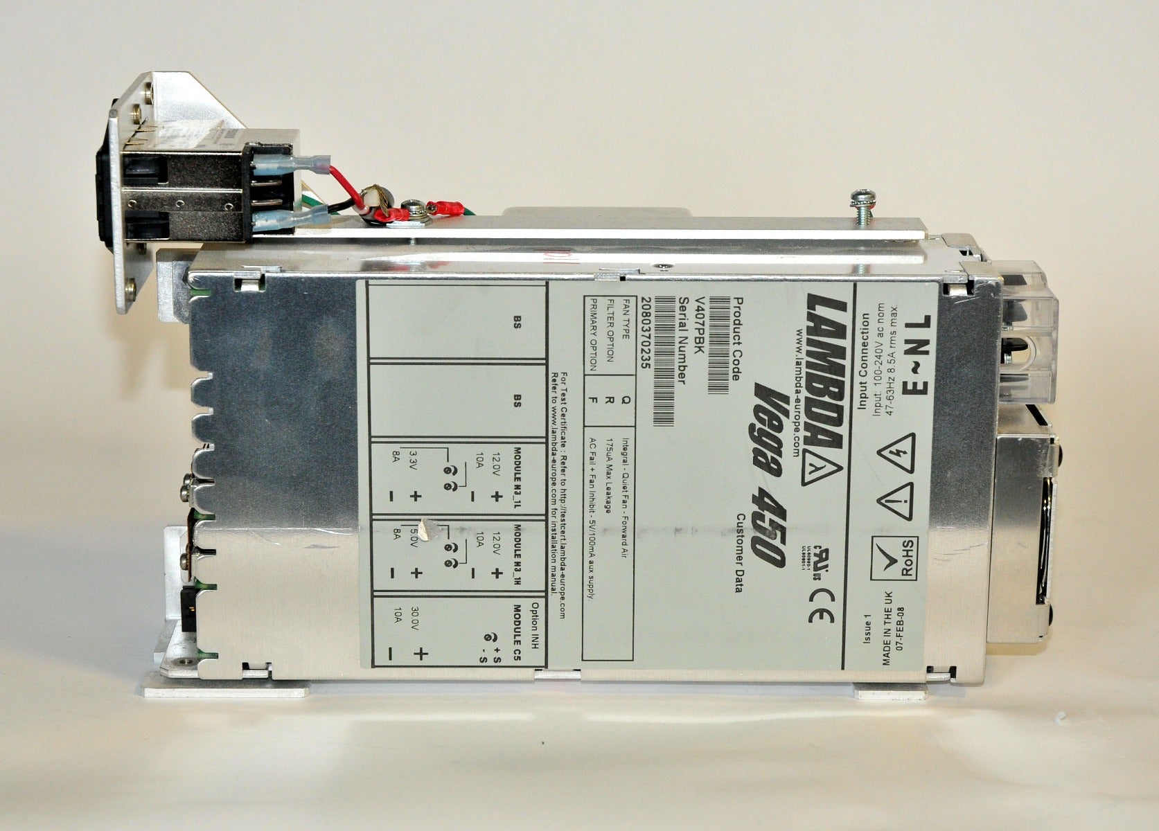 Solta Reliant Fraxel ReStore SR1500 Laser POWER SUPPLY Electrical PARTS Re Store