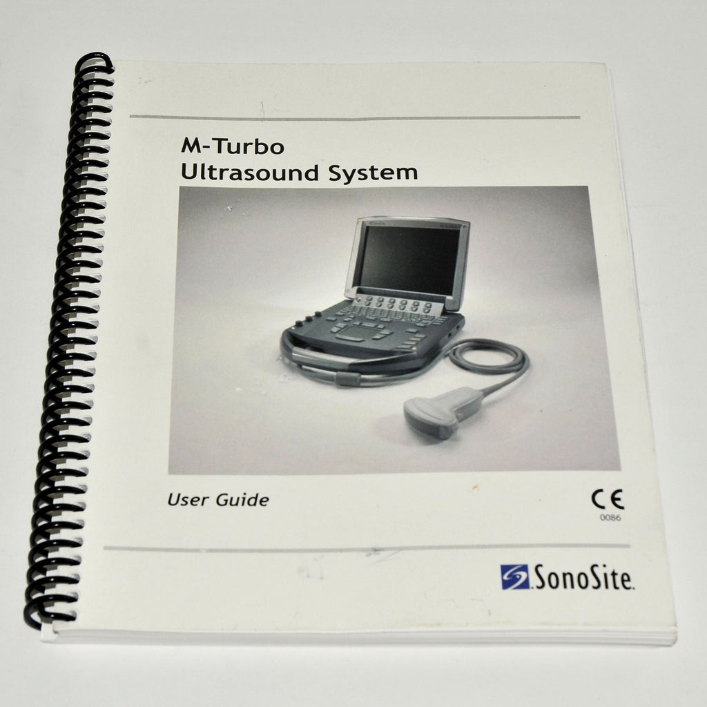 SonoSite M-TURBO Ultrasound System User Guide Manual Operator P07662-03 180 Pgs