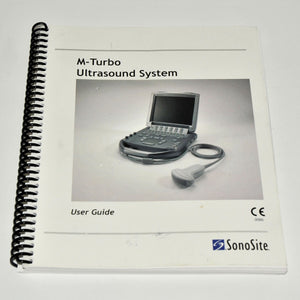 SonoSite M-TURBO Ultrasound System User Guide Manual Operator P07662-03 180 Pgs