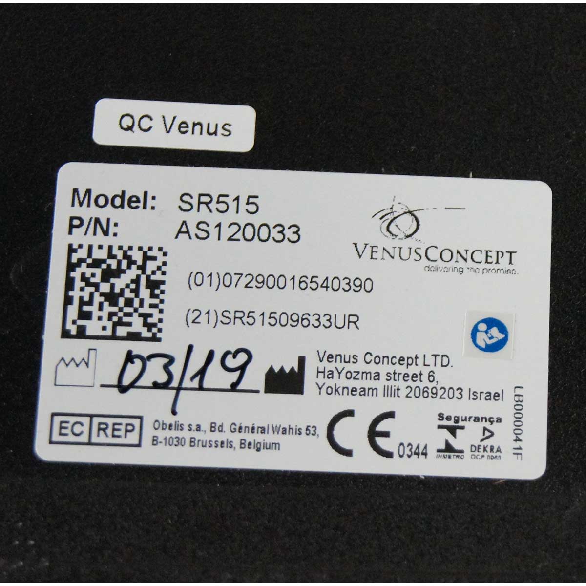 2018 VenusConcept Venus Versa IPL Laser Skin Rejuvenation Hair Removal System