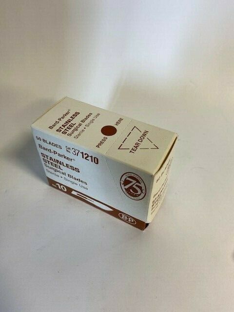 Stainless Steel Bard-Parker Surgical Blades 50 Sterile/Single Use Blades