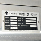 Steris AMSCO Blanket Linen Warming Cabinet M70WC-EL Surgical Heating PARTS AS-IS