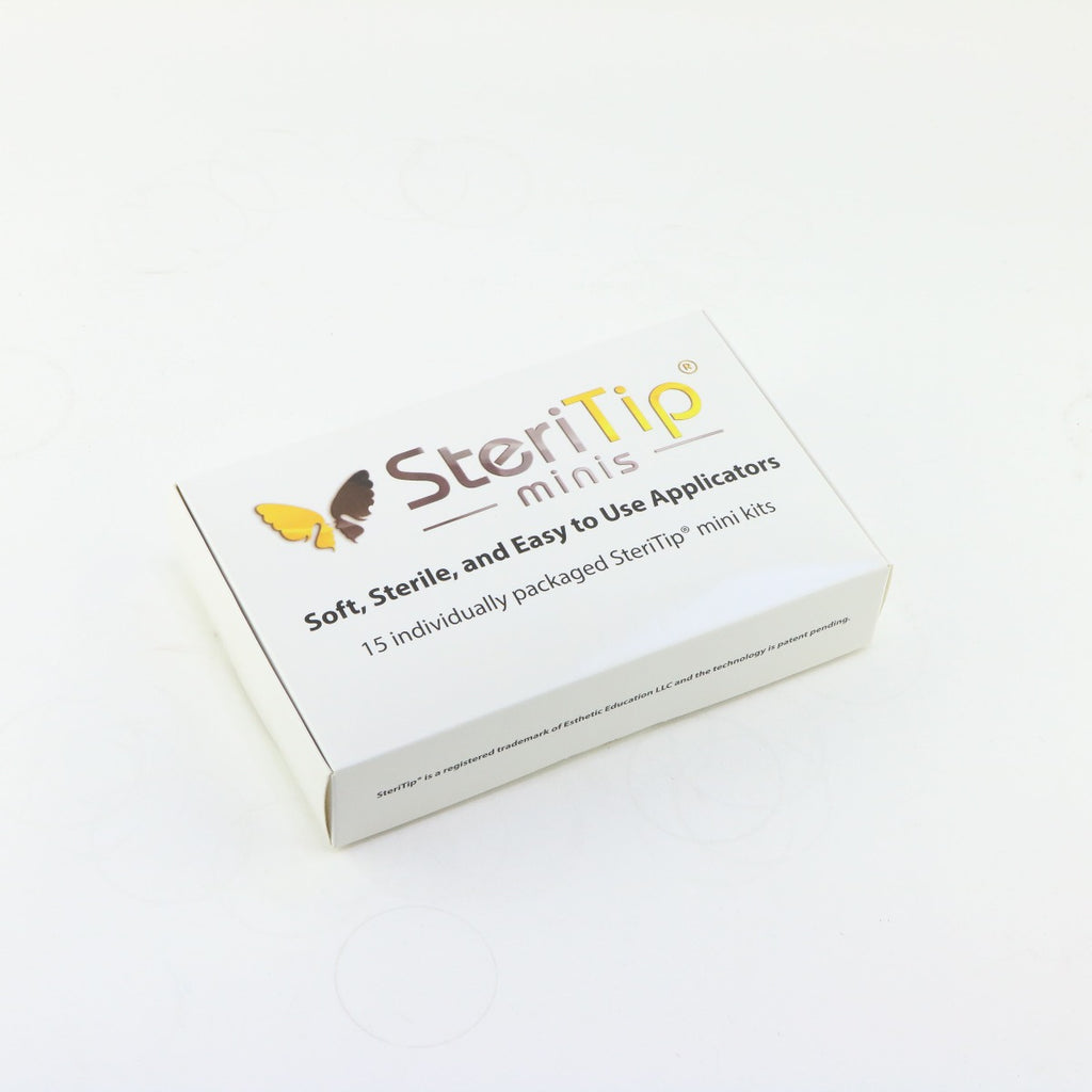 SkinStylus SteriTip Mini Non-Absorbant Soft Thermoplastic Luer Skin Serum Applicators 15pk