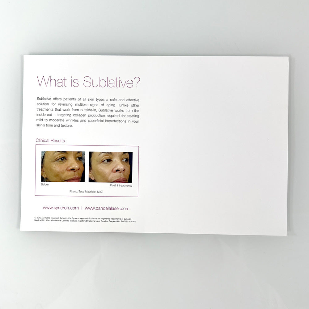 Sublative Improve Tone & Texture Postcard, (40 postcards) PB76991EN-NA