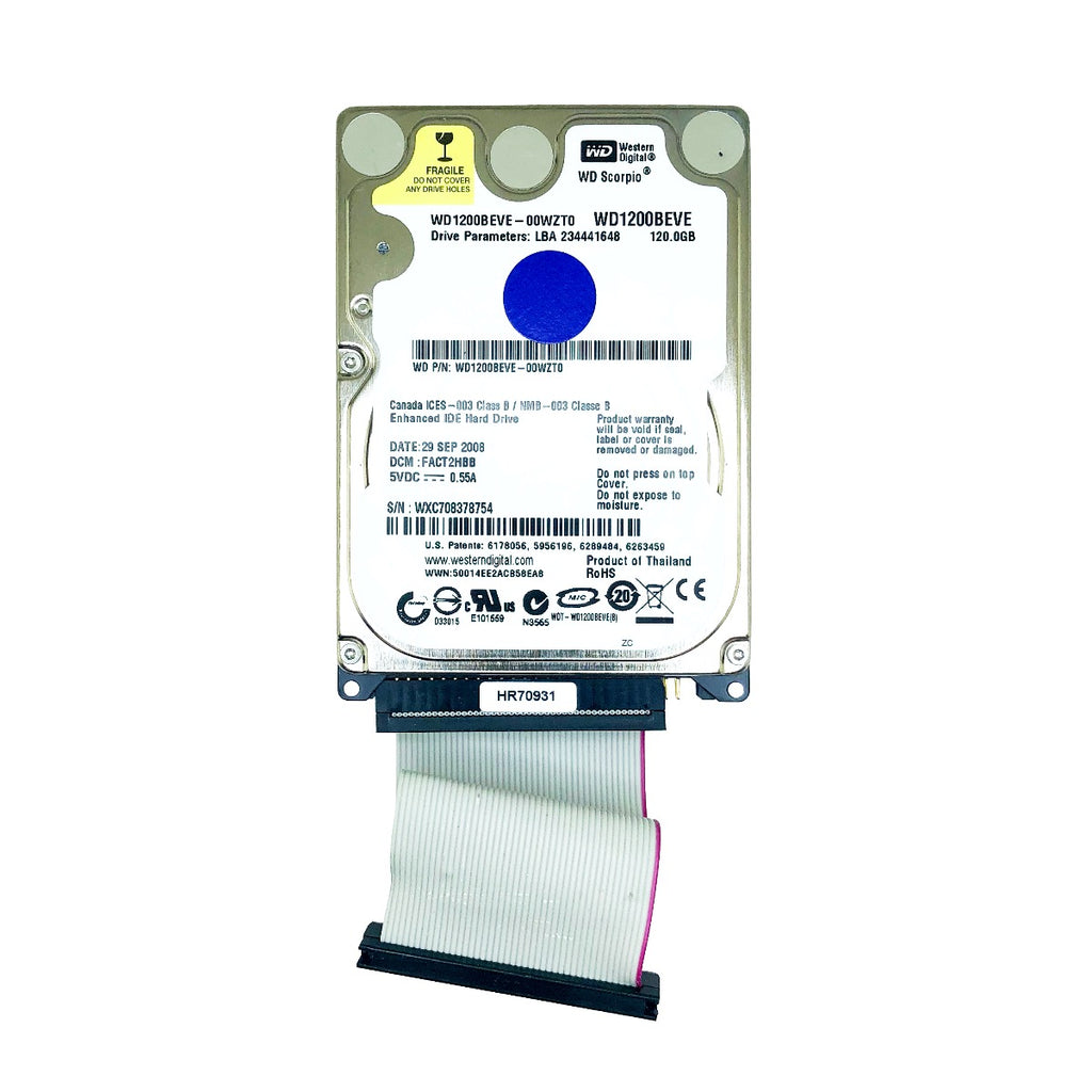 Syneron Candela eMatrix 120GB Hard Drive 1C8724FC - Parts Sold As Is