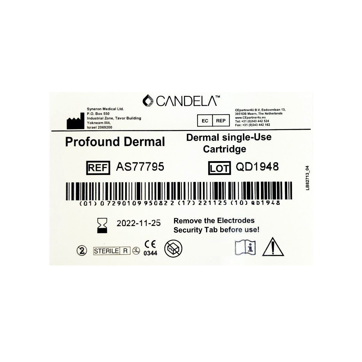 Syneron Candela Profound Dermal Microneedling Cartridge RF Exp 2022 - 6 Pack