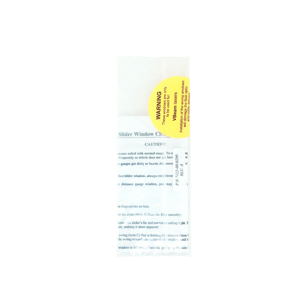 Candela Syneron VBeam Distance Gauge Fiber Optic Window 7122-00-0290 - 5 Pack