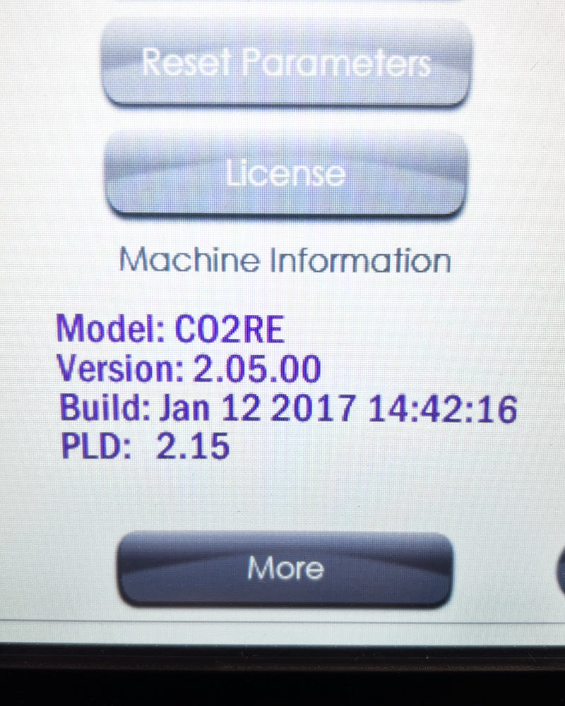 Syneron Candela 2017 CO2RE CO2 Wrinkle Reduction Skin Resurfacing Laser System