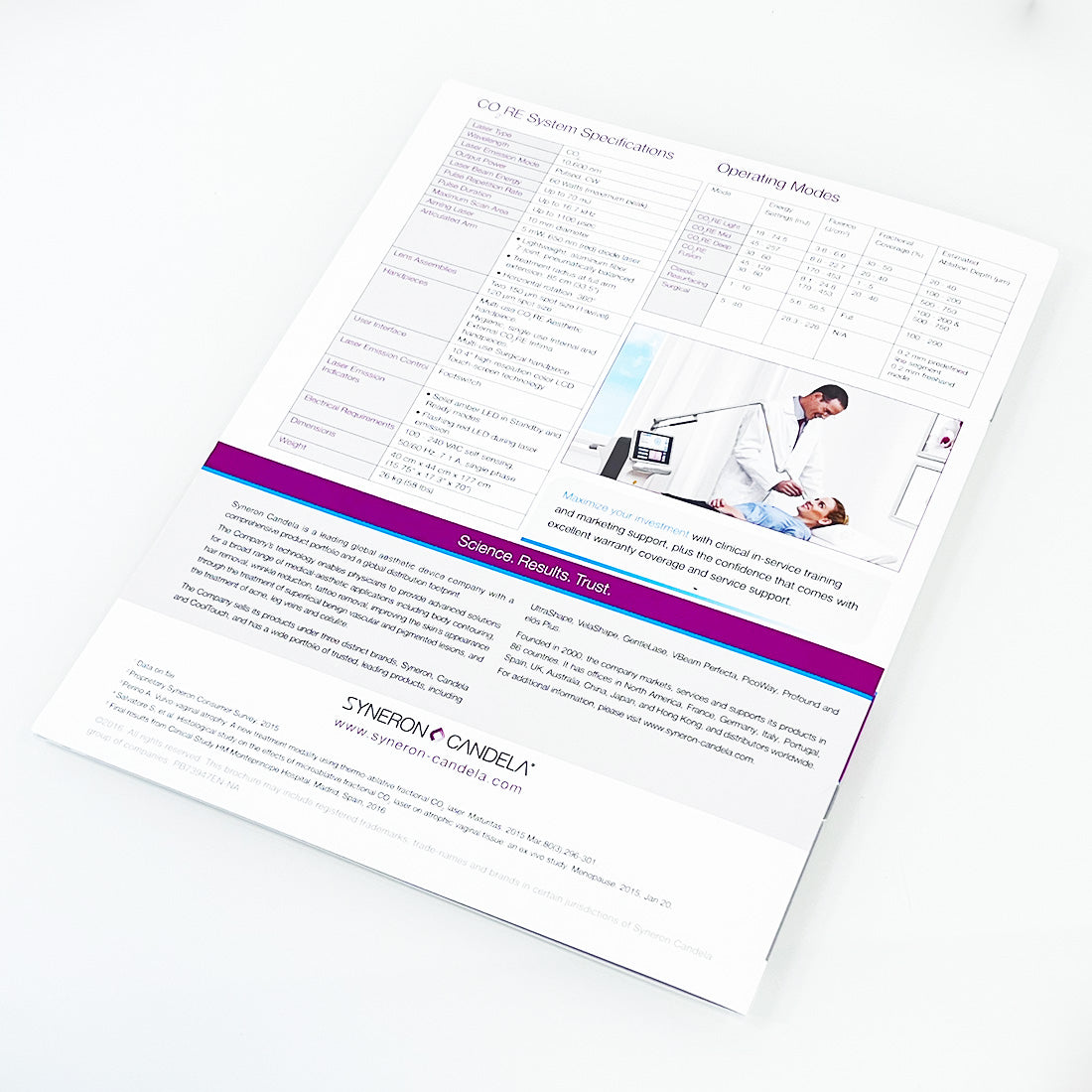 Syneron Candela The Complete CO2RE Aesthetics Intima Surgical Marketing Booklet
