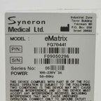 Syneron Candela eMatrix E Matrix Sublative RF Wrinkle Reduction PARTS UNIT AS IS