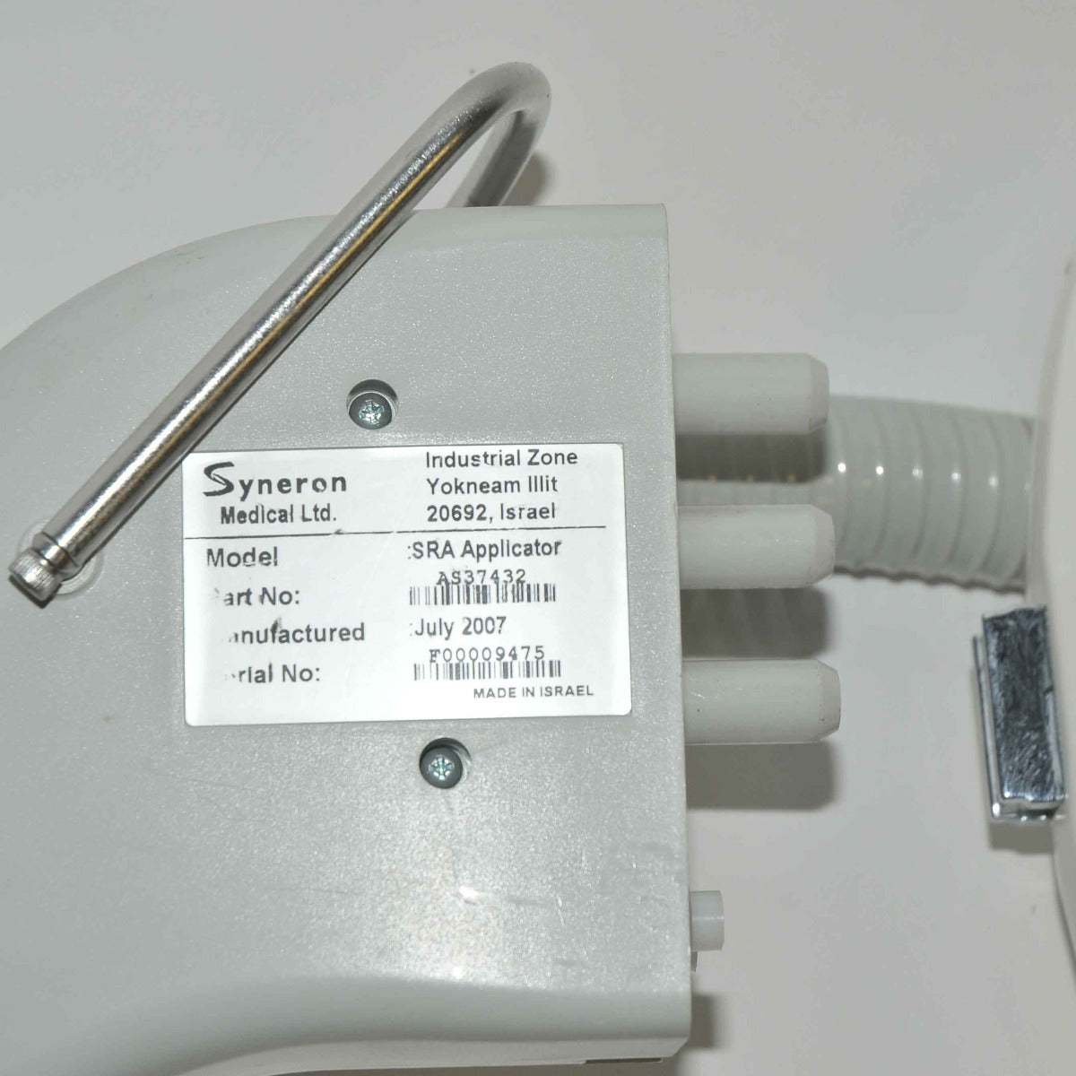2006 Syneron eMax Laser SRA Handpiece Skin Rejuvenation Lesions SR 27K SHOTS