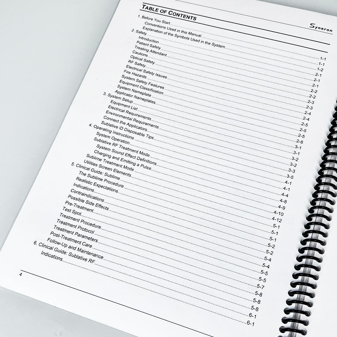 Syneron Candela eTWO eMatrix User Manual PB75533EN-NA