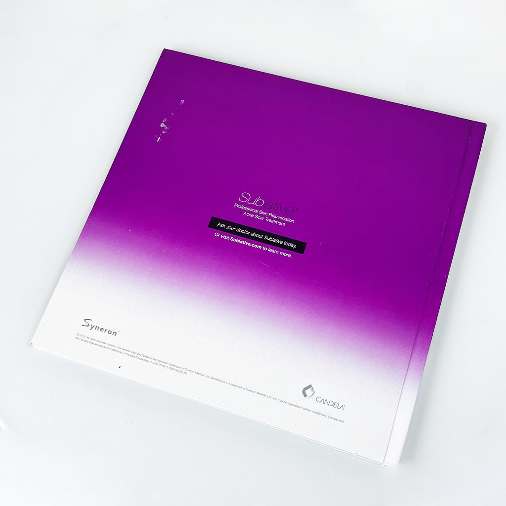 Syneron Sublative Lose Your Skinhibitions Before and After Marketing Booklet