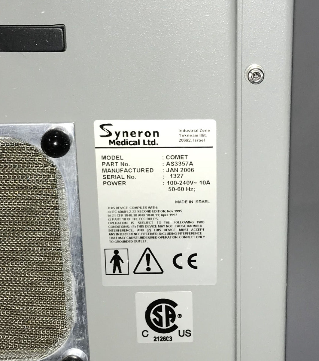 2006 Syneron Diode 810 Comet IPL Laser DSL Skin Care Hair Removal w Handpiece HR