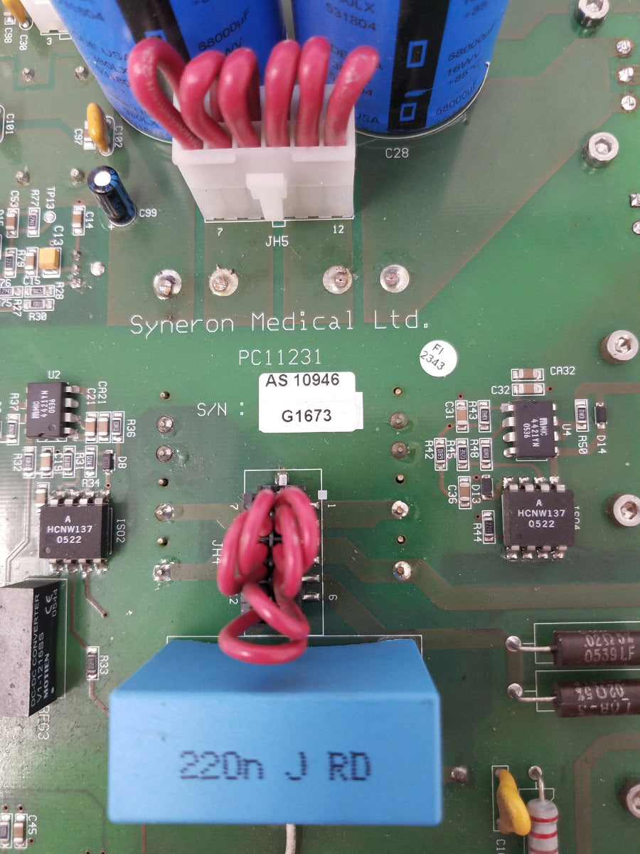 Syneron Medical Control Board Candela PC11231 Vela Shape PARTS SOLD AS-IS