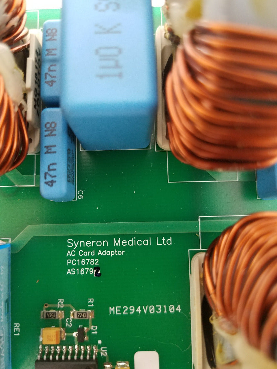 Syneron VelaShape AC Card Adapter PCB Board P/N PC16782 Untested PARTS AS-IS