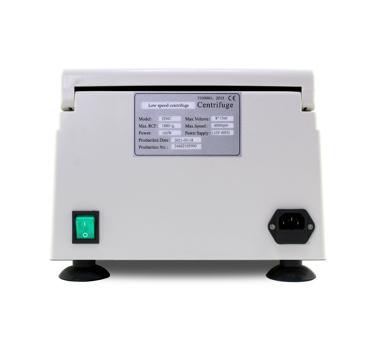 MRP TD4C PRP Centrifuge - 8/15ml Lab Tabletop 4000 RPM Speed Centrifuge