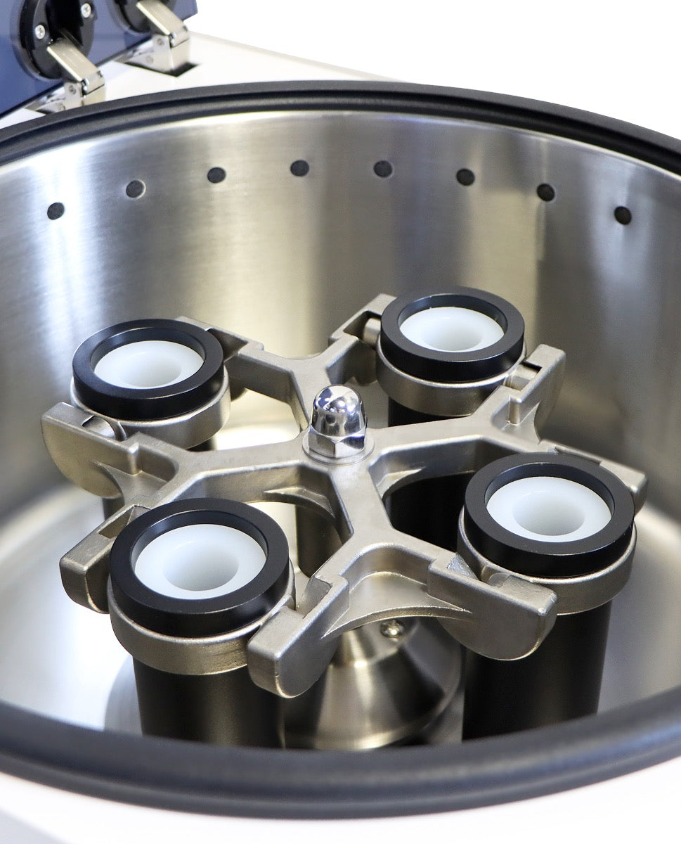 PRPerfect TD5C Lab Centrifuge to use with 4 Tubes of 30ml. Includes 22ml & 11ml tube adaptors
