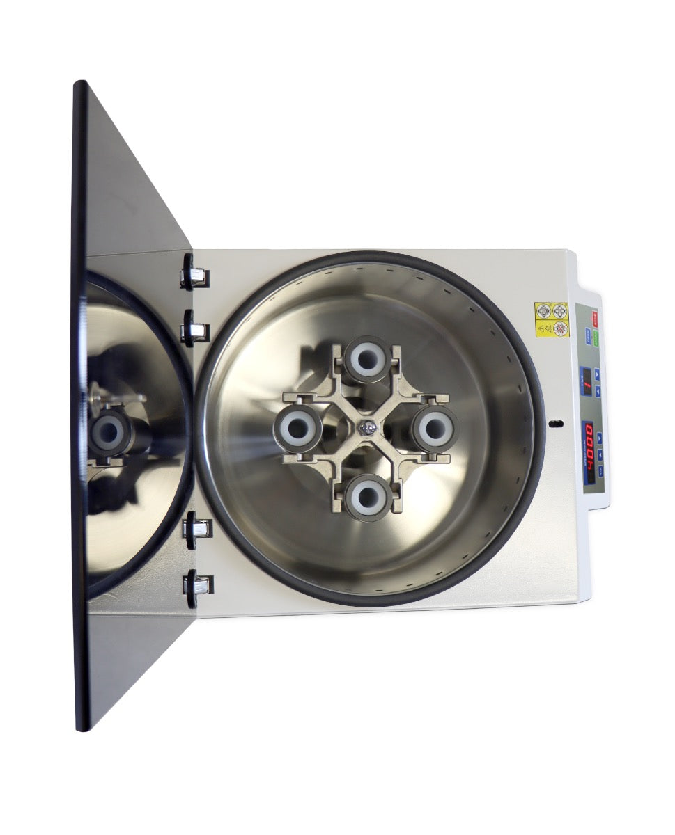 PRPerfect TD5C Lab Centrifuge to use with 4 Tubes of 30ml. Includes 22ml & 11ml tube adaptors