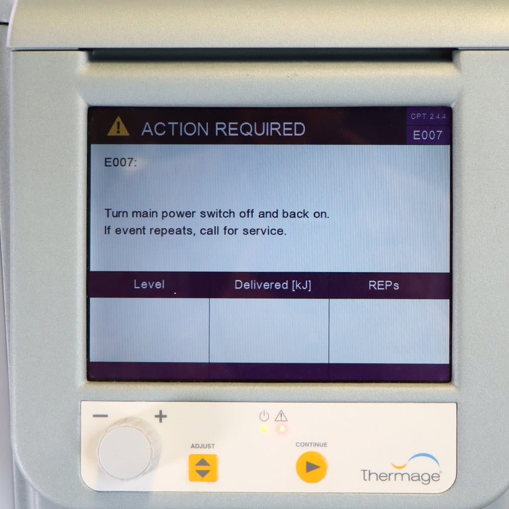 Solta Thermage CPT System TG-2B-UPG RF Skin Tightening Radio Frequency System