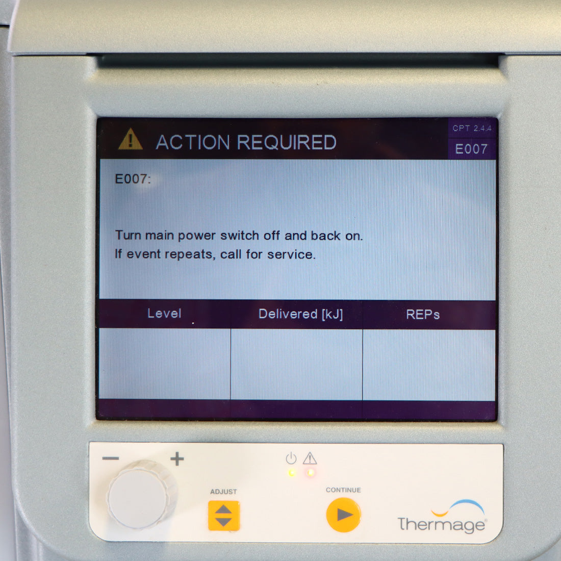 Solta Thermage CPT System TG-2B-UPG RF Skin Tightening Radio Frequency System