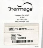 2011 Thermage CPT Radio Frequency Face Skin Tightening Laser RF Body TG-2B-UPG