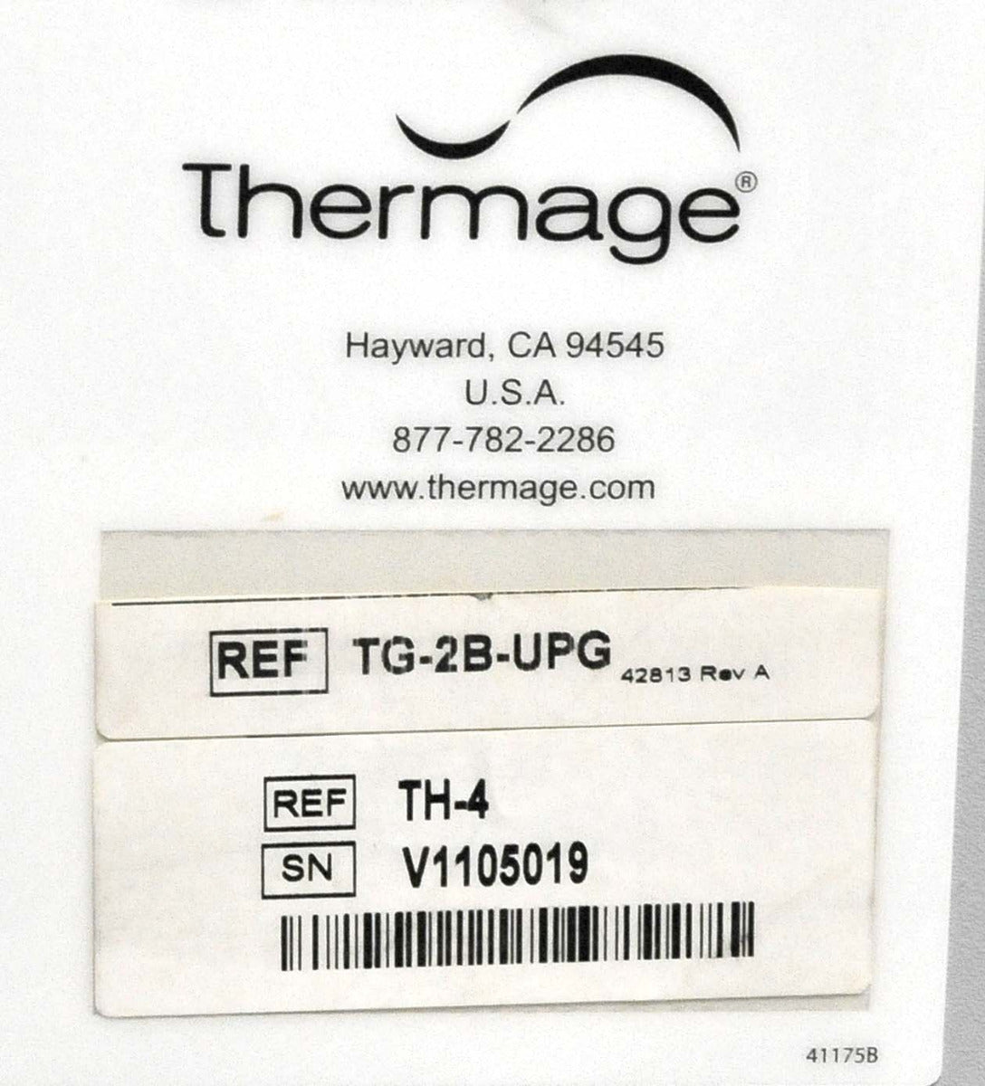 2011 Thermage CPT Radio Frequency Face Skin Tightening Laser RF Body TG-2B-UPG