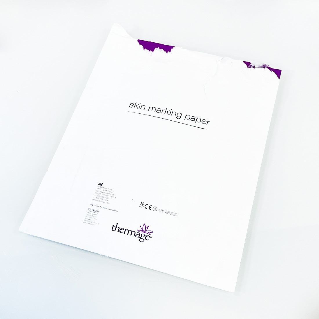 Solta Thermage 16.0 cm Skin Marking Paper 5 Pack