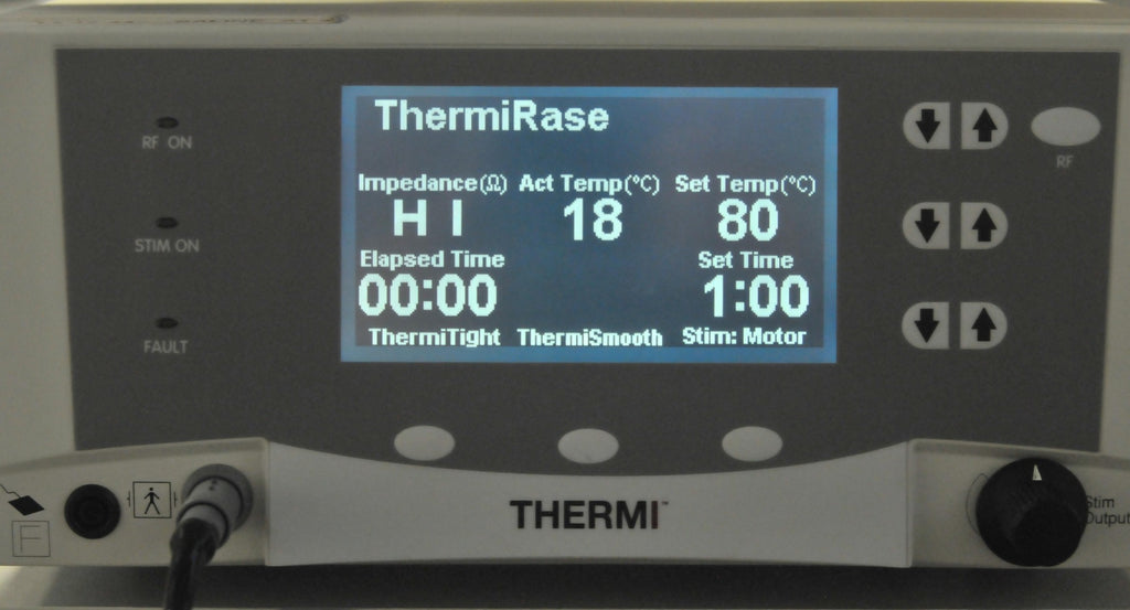 2016 ThermiAesthetics ThermiRF Temperature Controlled RF Electrosurgical System