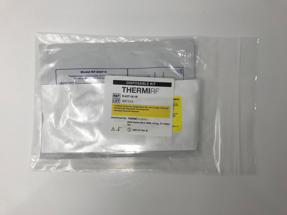 Thermi Aesthetics ThermiRF RF Cannula Grounding Pad Disposable Kit R-KIT-15-18-