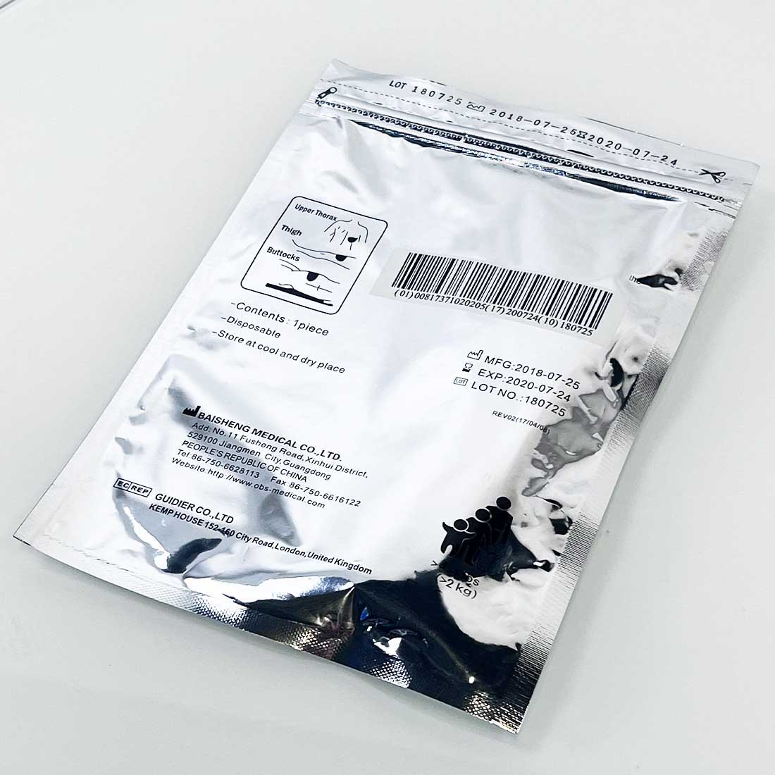 THERMI Disposable Dispersive Electrosurgical Grounding Pad 2130AC Exp72420 x3Pc