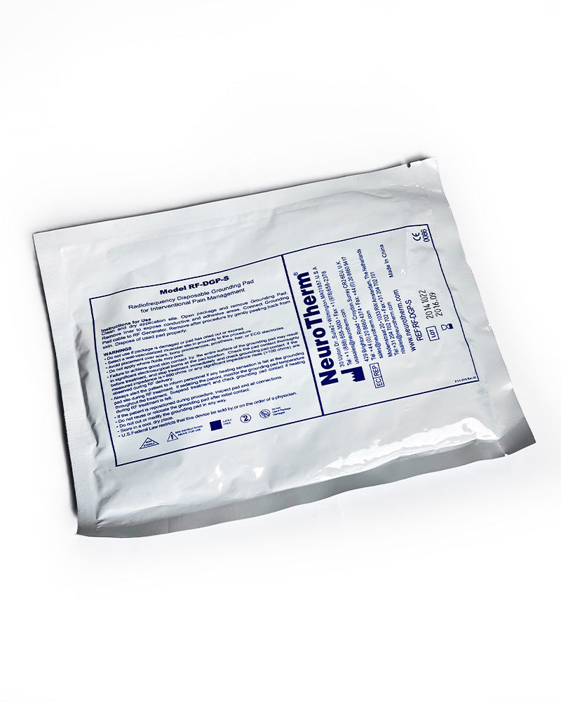 Thermi NeuroTherm RF Disposable Grounding Pad RF-DGP-S 1x Single EXP 09/2018