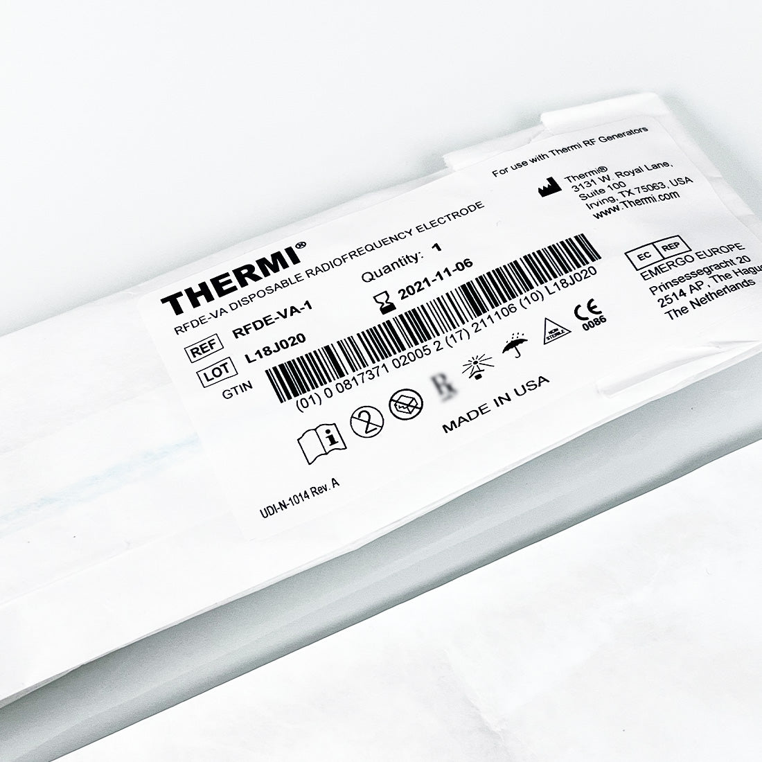 ThermiAesthetics ThermiVA RF Vaginal Rejuvenation Thermi Electrode RFDE-VA-1