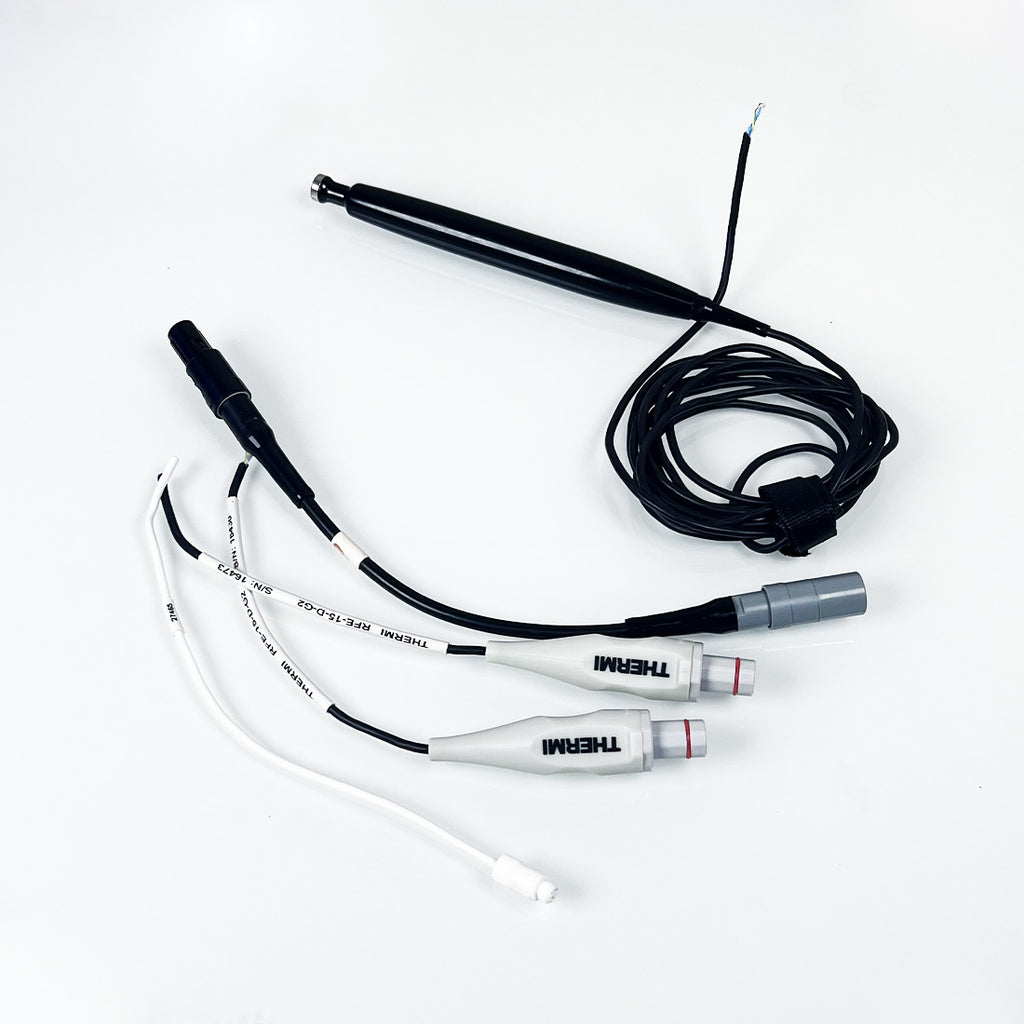 Thermi Rf Electrode Lot With Avanti Probe Connectors RFE-15-D-G2 Parts As-Is