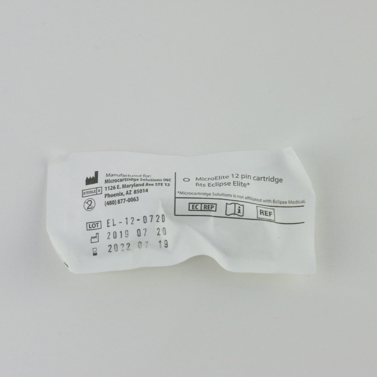 Eclipse MicroPen Elite 12Pin MicroElite Microneedling Tip Cartridge 10pk EXP2022
