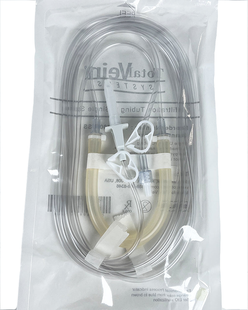 Total Vein Systems PVC Infiltration Tubing w/ Single Spike EXP 2021 3-Pack
