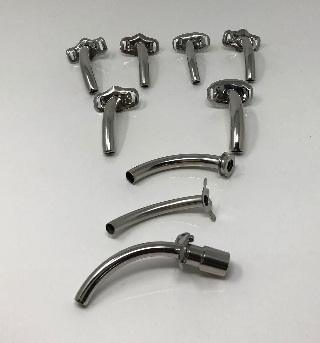 Tracheostomy Tube Sets Trachea Trach Pilot Stainless Metal Set Air Way Lot