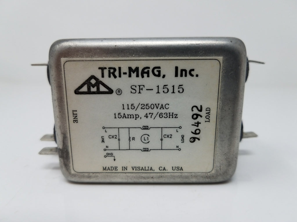 Tri-Mag Curtis Industries Co. Line Filter SF-1515 15 Amp ** Parts SOLD AS IS **