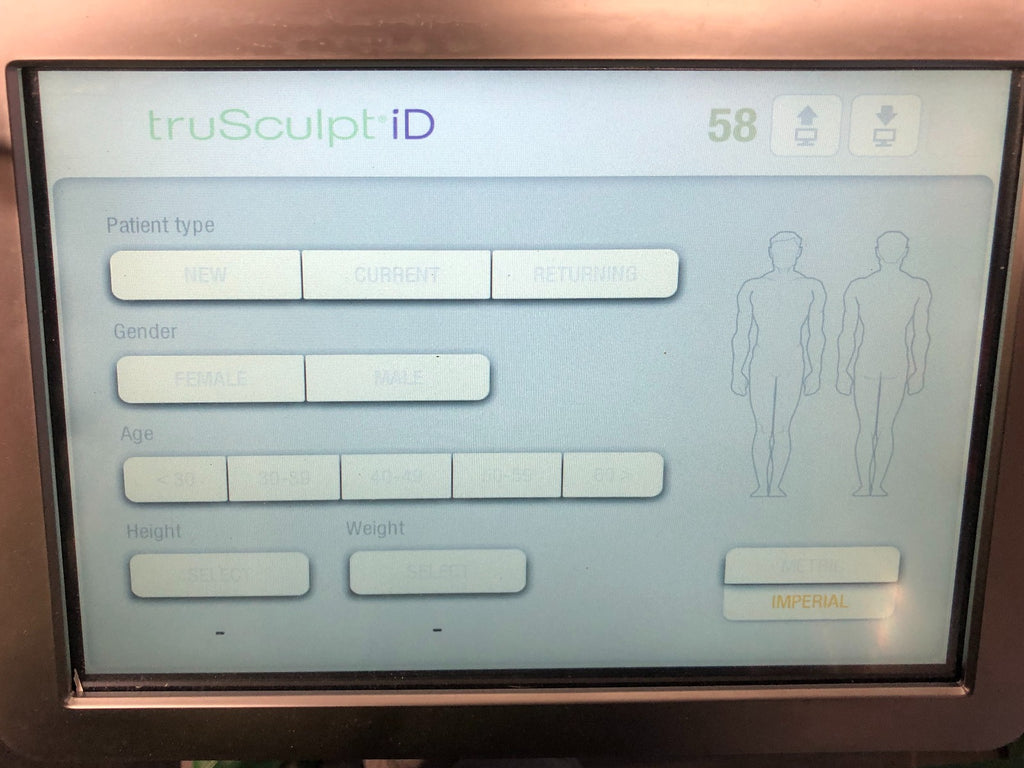 2018 Cutera truSculpt iD Radiofrequency Body Sculpting Contour RF True Sculpt