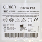 Ellman RF Electrosurgical Large Neutral Split Pad w/Cord IEC-NPD x9 Pack EXP2024