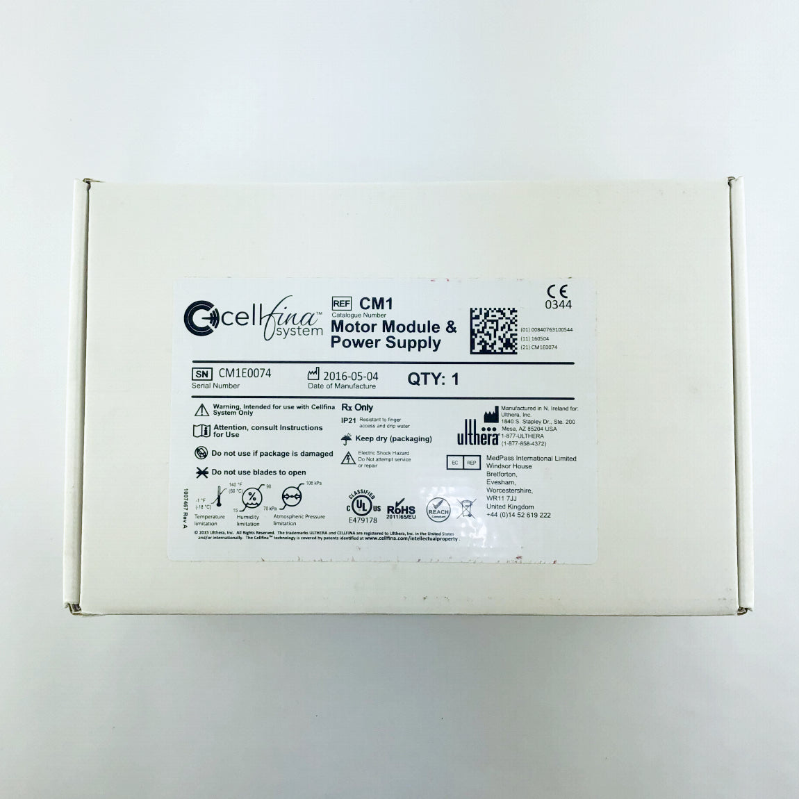 Ulthera Cellfina CM1 Motor Module & Power Supply
